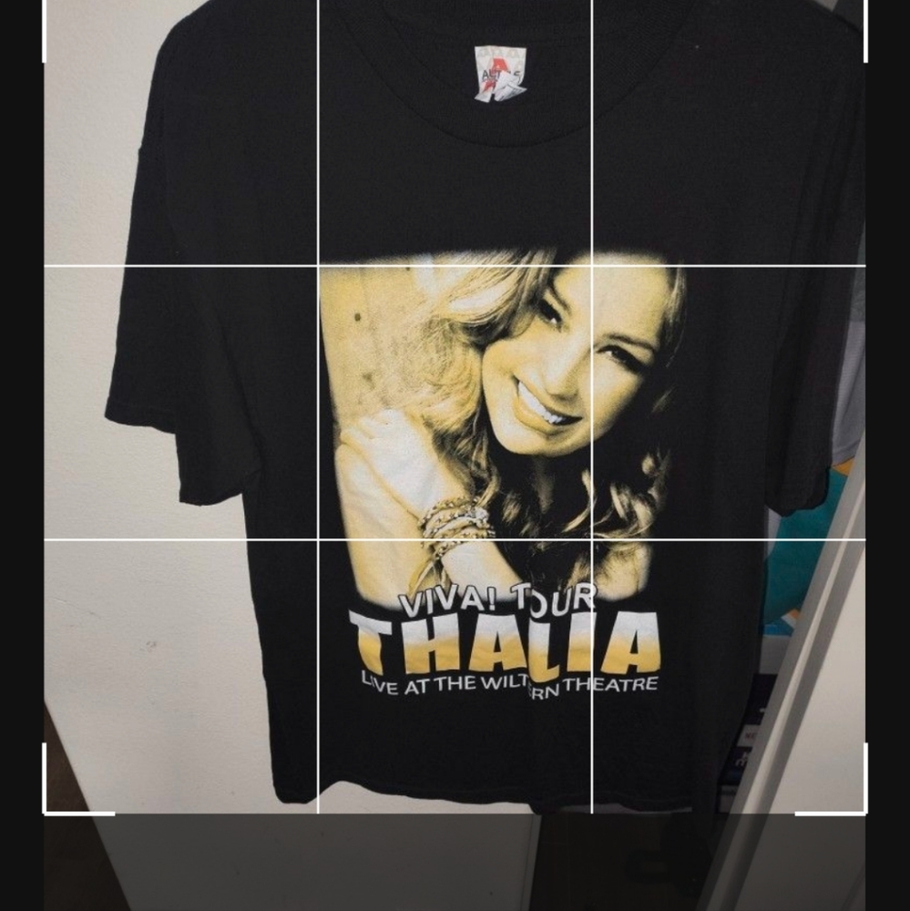 Black Viva Tour Thalia Graphic T-Shirt